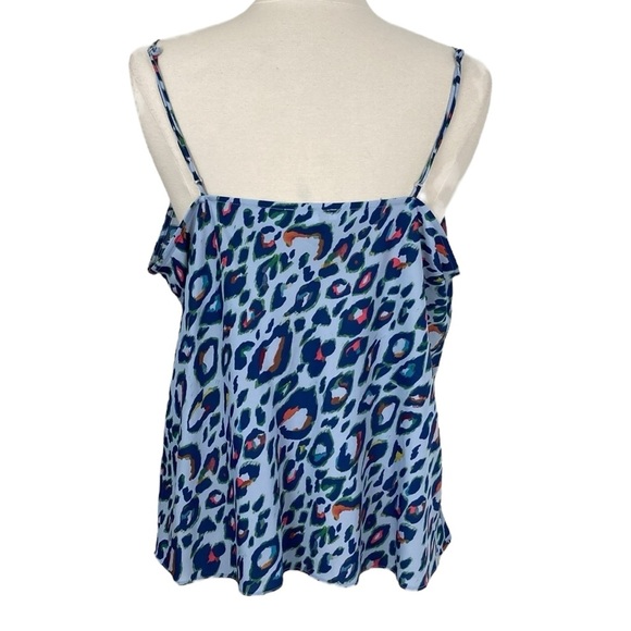 Nine West Blue Leopard Print Cami & Skirt 2 Piece Set - Picture 3 of 14